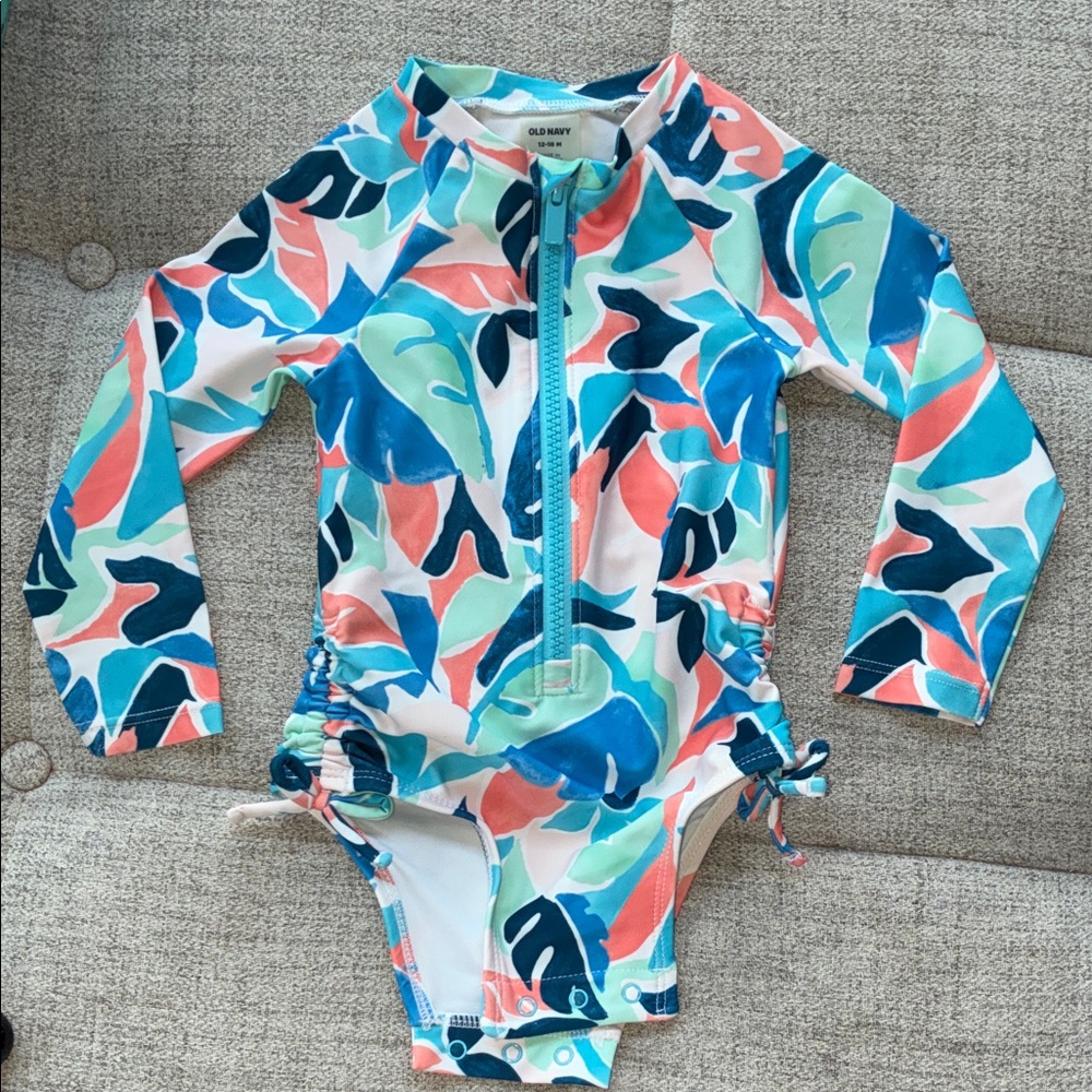 Old Navy Kids Swim Rashguard - Blue, Pink, Green